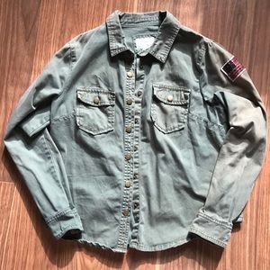 Forever 21 army green jacket